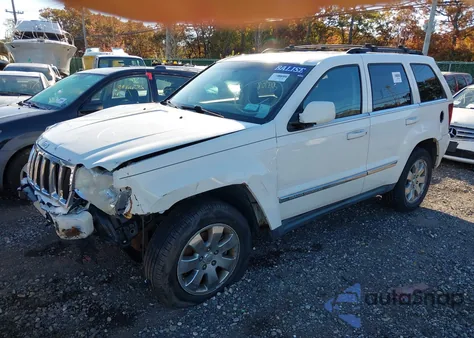 2008 Jeep Grand Cherokee Limited from USA, damaged, VIN 1J8HR58N48C162643